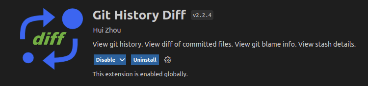 git hist diff